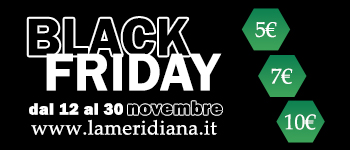 Il banner presenta la nostra offerta per il Black Friday 2023: dal 12 al 30 novembre, libri a 5€, 7€ e 10€